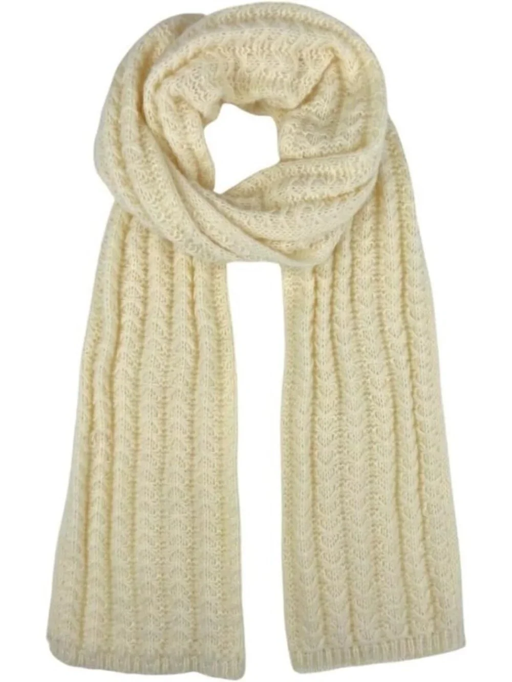 Cozy Large Knitted Scarf for Women & Men - Warm Winter Accessory, Unisex